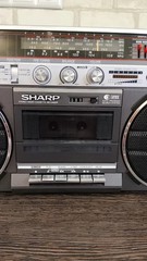 SHARP GF-454H(D) Stereo Radio Tape Recorder Vintage Serviced Warranty