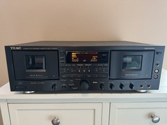 Vintage TEAC W-6000R Cassette Deck Remote Included