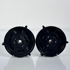Vintage VIF International Hub Adapter Pair NAB for Reel to Reel Fits Ampex Otari