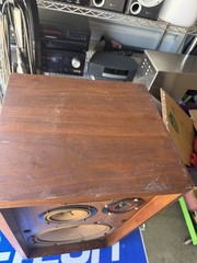 Pioneer CS-77A Speaker Vintage 4-Way Floor Standing Walnut Cabinet Parts