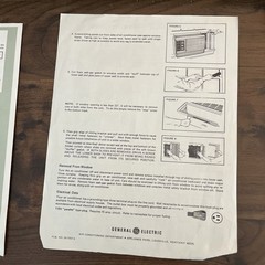 VTG AIR CONDITIONER MANUALS /GE FASHIONETTE & JC PENNEY PENNCREST 1970s