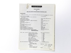 H.H. SCOTT 4310 TUNER Service Bulletin W/ Fold Out Schematic D4310-2 VINTAGE