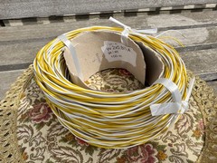 100 meter coil 2 x 0.8mm Siemens speaker wire amplifier cable vintage
