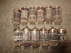 (12) NOS to Strong RCA Made 12AX7/12AX7A Guitar Audio Tubes