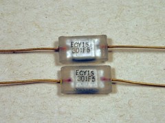 Qty 2: YOU SELECT Corning Glass Capacitors (See List: U-Pick) Audio Tube CGW NOS