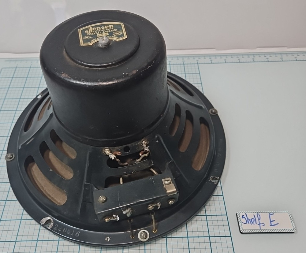 Jensen type J , JAP-40 Vintage Coaxial Speaker 3 in Tweeter 12 ” Woofer Rare