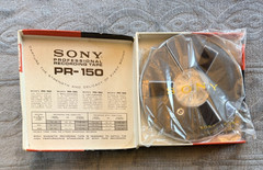 Vintage Sony PR-150 Reel to Reel Tape 900 Ft 1/4″ Recording Tape w/ Box NEW OPEN
