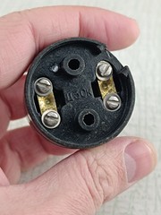 Vintage Soviet USSR Push button, Call Button, Switch, Carbolite