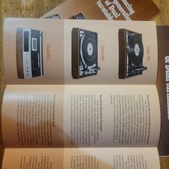 3 Vintage United Audio Dual Turntables Models 1225 1226 1228 1229Q 901 Brochure