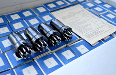 12pcs 6J8 6Zh8 = 6SJ7 HF Pentode Tube NEVZ Soviet MATCHED DATE 6/1985 NEW in BOX