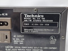 Technics SA-180 Receiver HiFi Stereo Vintage Home Audio 2 Channel Phono
