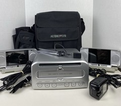 RARE Audiovox VBP3000 Video in a Bag Dual 5″ Screens + Extra Screen Bag Antenna