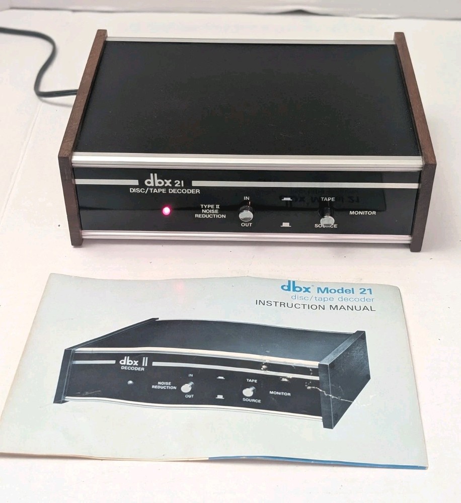 Vintage DBX 21 Disc/ Tape Decoder Noise Reduction Model 21 USA Made