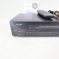 Sharp VC-A410U 4-Head VHS VCR Video Cassette Recorder Remote Manual READ parts