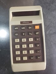 Corvus Vintage Calculator – Model 411, Branded JC Penney – Works! WIth case