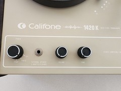 Vintage Califone 1420K Phono Solid State Record Player tested, runs! Read desc!