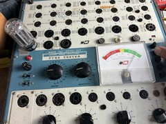 GE 5AS4A 61-39 188-5 Grey Smooth Plate Side D Getter Tested on B&K 707