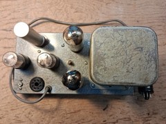 Heathkit W3-AM Dual-Chassis 20-Watt Amplifier for parts or repair