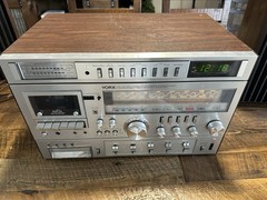 Yorx M2608 Stereo System Receiver EQ AM FM Cassette 8 Track Works *Read*