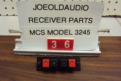 MCS Model 3245 Speaker Terminal & Mounting Screws Tested Parting Entire Out 3245
