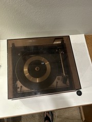 Vintage Dual 1214 Turntable United Audio Wood Base. For Parts/Repair.