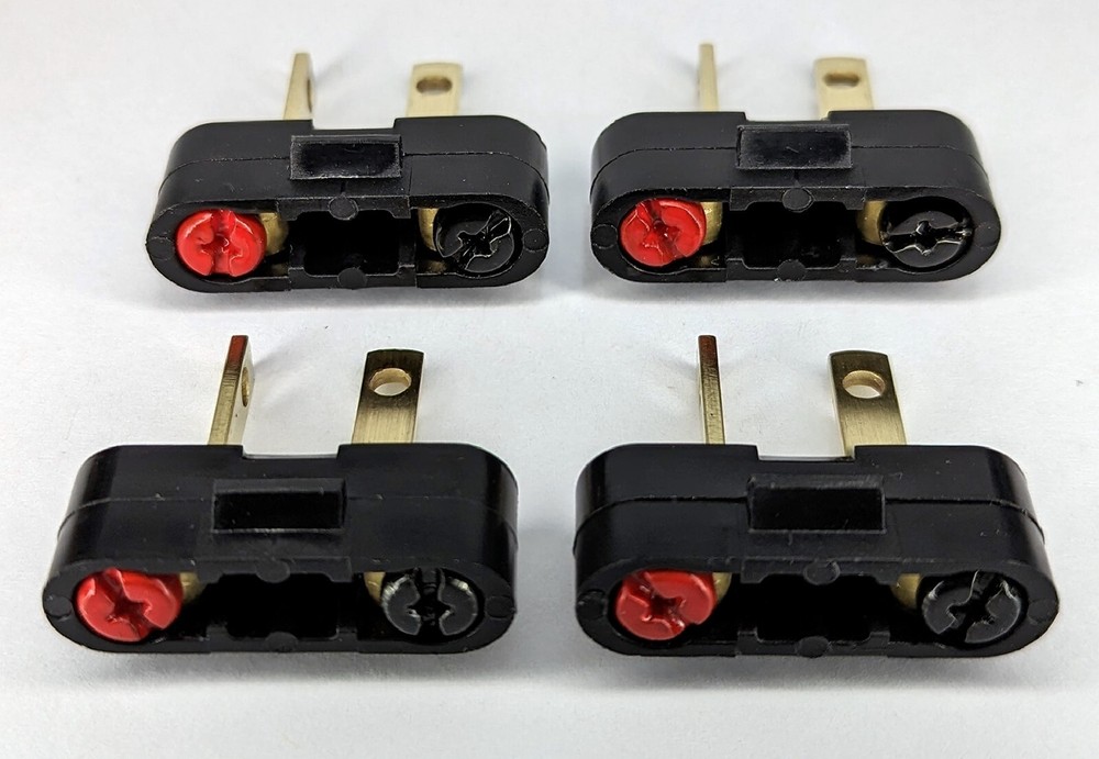 4 Plugs 2 Sets Pioneer Speaker Wire Connectors SX-626 727 828 2500 1000TD 9000