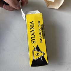 Sylvania 5AR4 GZ34 Rectifier Tube Great Britain Lost Vacuum Collector Only