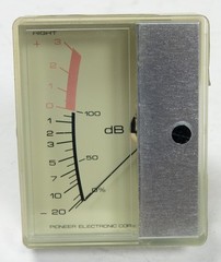 Pioneer RT-707 VU Meter Right – CLEAN & TESTED ++SEE NOTE ON METER GRAPHICS++ #2