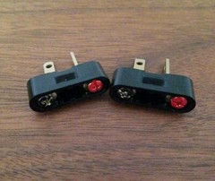 2 Akai Allied Radio Shack Stereo Speaker Jack Plug Connector Replacements,1 Pair