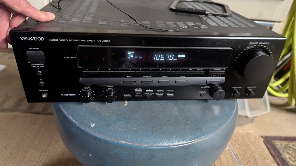 Vintage Kenwood KR-V6050 Audio Video Stereo Receiver WORKS PERFECTLY