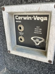 Cerwin Vega JMH-1 Hf High Frequency Drivers Aluminum Horns Rmh1000 W/ cabinets