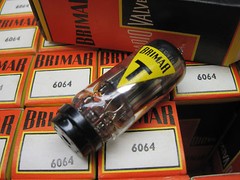NOS 6064 (CV4014 EF91 6AM6) Vacuum Tubes – BRIMAR – ENGLAND – 1960’s