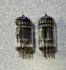Pair Amperex Bugle Boy 12AU7/ ECC82
