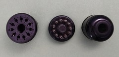 Vintage NOS Amphenol 11-Pin Socket & Plug w/ Hoods Collins Heathkit