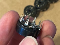 5 NOS Vintage Black Cinch 9-Pin PC BOARD MOUNT Vacuum Tube Sockets (Qty)