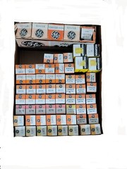 LOT #2 OF MISC VACUUM TUBES 12AV5GA 12AY3A 12AF3 6LX8 8JV8 8KA8 8LC8 6BH8 NOS