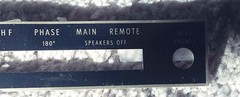 McIntosh MA6100 decal for glass faceplate, original