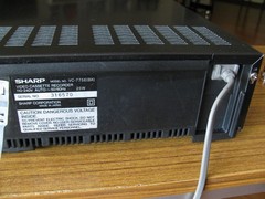 Sharp VC-775E Multi-System VCR /w Box, Remote. User manual Mint Condition Works