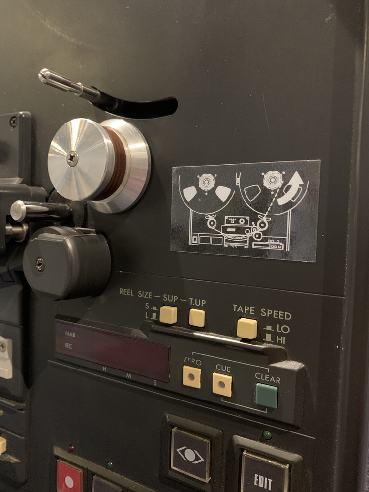 Otari MX-50 Transport Threading Sticker