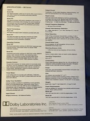 ✨Dolby – Noise Reduction✨- Original sales literature 1967 1972!!