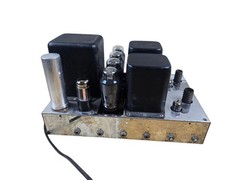 Knight KB-85 Tube Amplifier Powers On w/ 1958 Mullard Blackburn EL37 Quad 60w