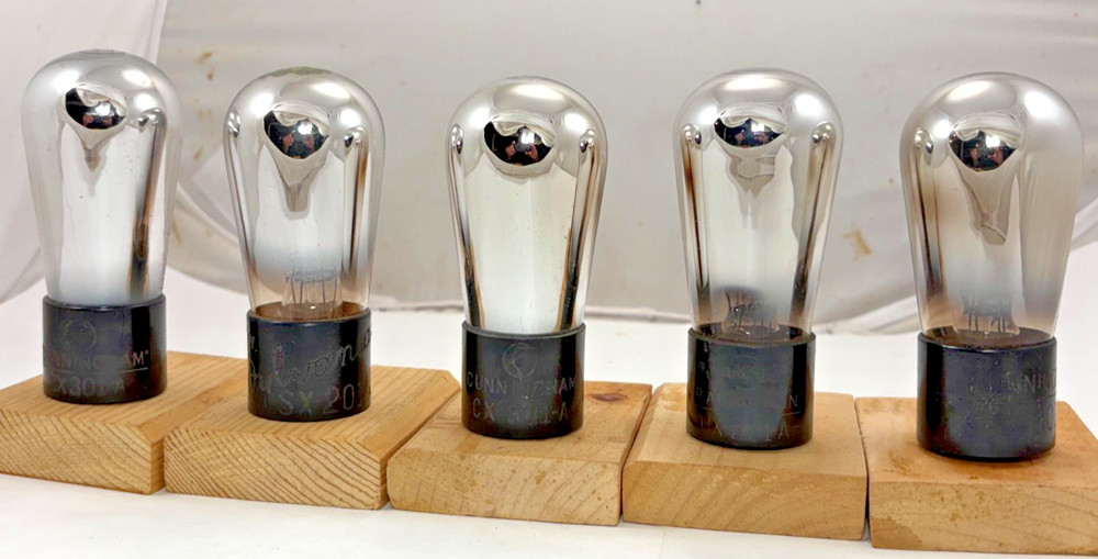 FIVE 201A Radio audio TUBES that test good on a calibrated TV7 tester GUARANTEED