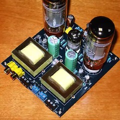 Vacuum Tube Amplifier Class A Single-ended Stereo Audio Amp DIY HiFi EL34 KitIy