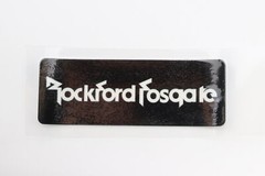 Rockford Fosgate Premium Speaker logo badge Sticker Decal waterproof 90mmX32mm