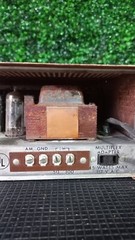 Vintage Deluxe Knight FM-AM Tuner Model KN125 Used Turns on with Power Cord