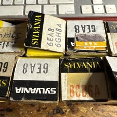 Sylvania Used Unknown Vintage Vacuum Tubes Radio AMP Tubes (Not sure Read)