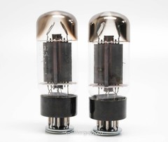 Matched Pair General Electric – GE Fat Bottle 6CA7 EL34 Vacuum Tubes — KT3