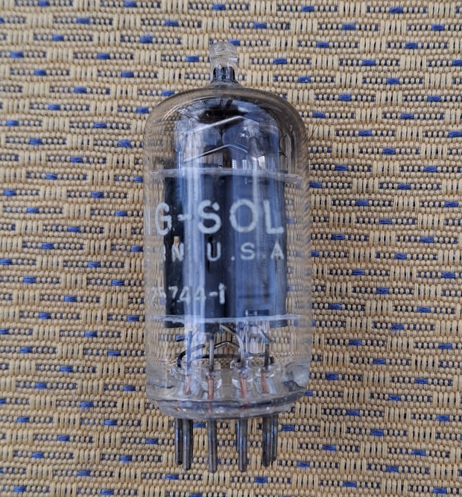 Vintage Tung-Sol 12AX7 Vacuum Tube for Guitar Amp Preamjp Tested
