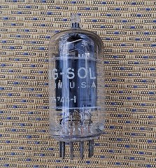 Vintage Tung-Sol 12AX7 Vacuum Tube for Guitar Amp Preamjp Tested