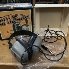 Vintage ARCHER Deluxe Headphones, Radio Shack, Tandy #279-200A, Soft Padding VGC